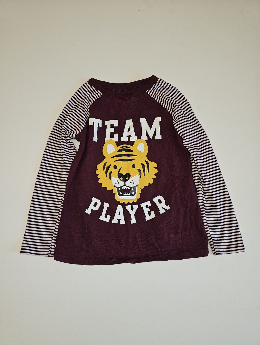 EUC | 4T | Old Navy Team Player Tiger Graphic Long Sleeve Tee